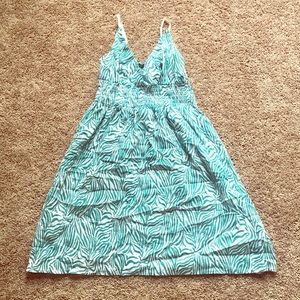 Zebra print summer dress